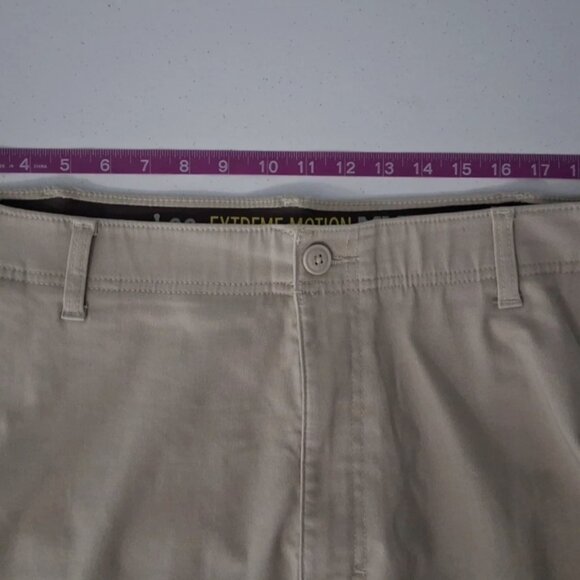 Lee Pants Extreme Motion MVP Mens 42X30 Slim Fit Stretch Khaki Denim - Picture 5 of 9